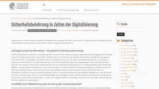 
                            6. Sicherheitsbelehrung in Zeiten der Digitalisierung – E-Learning an ...