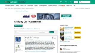 
                            10. Sicily by Car / Autoeuropa - Palermo Forum - TripAdvisor