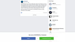 
                            2. SiCKRAGE - SiCKRAGE app now using new SSO login system ...