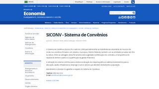 
                            7. SICONV - Sistema de Convênios — Planejamento, Desenvolvimento ...