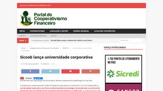 
                            5. Sicoob lança universidade corporativa - Portal do Cooperativismo ...