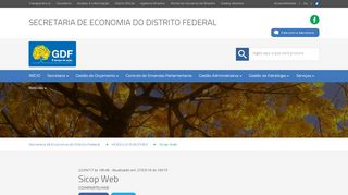 
                            3. Sicop Web – Secretaria de Estado de Planejamento ... - Seplag - DF