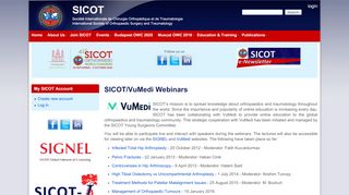 
                            8. SICOT/VuMedi Webinars | SICOT