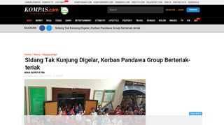 
                            11. Sidang Tak Kunjung Digelar, Korban Pandawa Group Berteriak-teriak ...