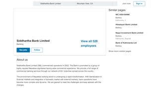 
                            10. Siddhartha Bank Limited | LinkedIn