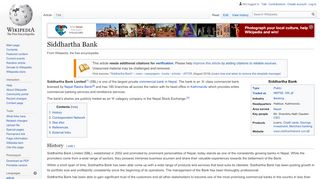 
                            8. Siddhartha Bank - Wikipedia