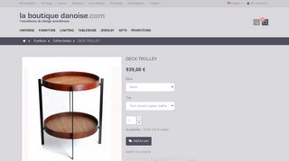 
                            7. Side table Deck Dennis Marquart OX - La boutique danoise