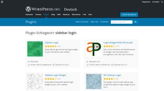 
                            1. sidebar login | WordPress.org