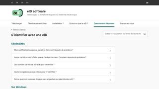 
                            6. S'identifier avec une eID | eID software - EID Belgium