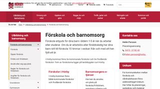 
                            6. Sidor - Skola och förskola - Hörby kommun