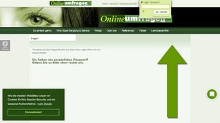 
                            1. Sie haben bereits ein Passwort? - onlineumfragen.com - Online ...