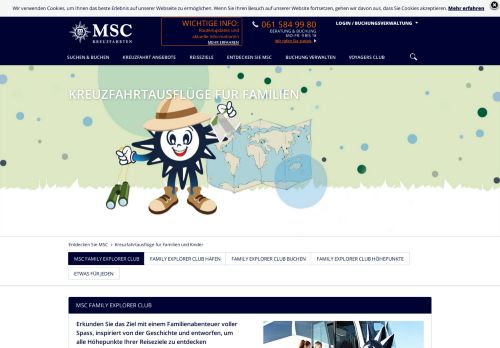 
                            3. Sie jetzt einen MSC Family Explorer Club ... - MSC Kreuzfahrten