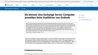 
                            2. Sie können eine Exchange Server-Computer anmelden beim ...