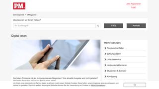 
                            5. Sie lesen digital? - Serviceportal - PM Magazin