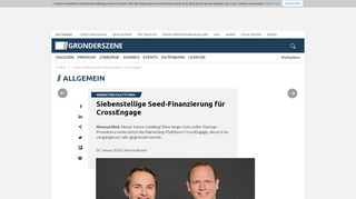 
                            5. Siebenstellige Seed-Finanzierung für CrossEngage | Gründerszene
