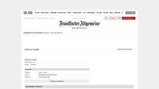 
                            11. Sieh an! GmbH, Georgenstr. 29 in 92219 Amberg - FAZ.net