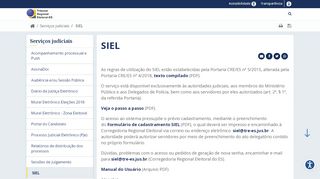 
                            12. SIEL — Tribunal Regional Eleitoral do Espírito Santo