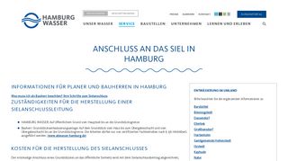 
                            6. Sielanschluss - Hamburg Wasser