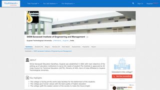 
                            8. SIEM - Saraswati Institute of Engineering and Management - Reviews ...