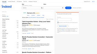 
                            8. Siemens Jobs - February 2019 | Indeed.co.uk