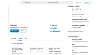 
                            9. Siemens: Jobs | LinkedIn