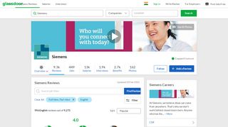 
                            13. Siemens Reviews | Glassdoor.co.in