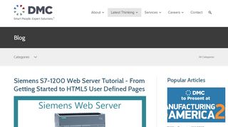 
                            4. Siemens S7-1200 Web Server Tutorial - From Getting ... - DMC, Inc.