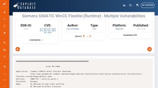 
                            11. Siemens SIMATIC WinCC Flexible (Runtime) - Multiple Vulnerabilities
