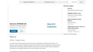 
                            10. Siemens SITRAIN UK | LinkedIn