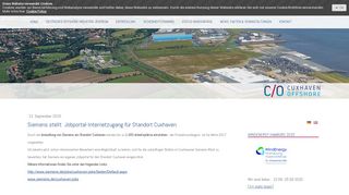 
                            2. Siemens stellt Jobportal-Internetzugang für Standort Cuxhaven ...