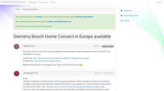 
                            13. Siemens/Bosch Home Connect in Europe available — Athom Community ...