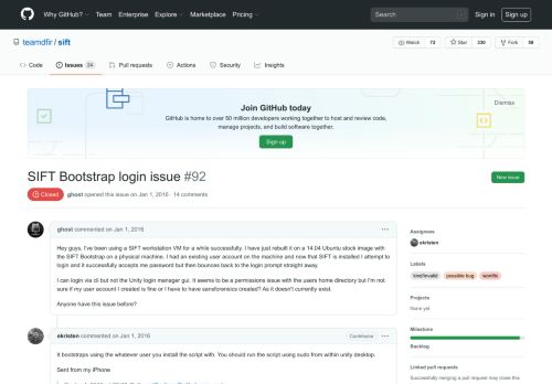 
                            6. SIFT Bootstrap login issue · Issue #92 · sans-dfir/sift · GitHub
