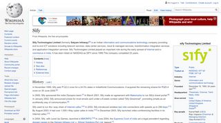 
                            9. Sify - Wikipedia