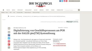 
                            12. SIG Sales GmbH & Co. KG: Digitalisierung von Geschäftsprozessen ...