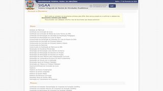 
                            2. SIGAA - Sistema Integrado de Gestão de Atividades Acadêmicas - Ufra