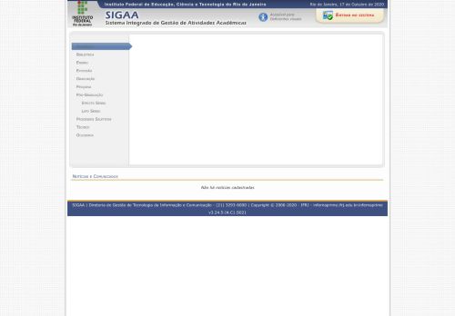 
                            4. SIGAA - Sistema Integrado de Gestão de Atividades Acadêmicas