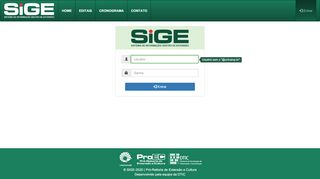 
                            3. SIGE - Login