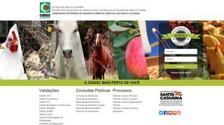 
                            8. SIGEN+ Sistema de Gestão da Defesa Agropecuária Catarinense