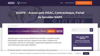 
                            8. SIGEPE → Consulte seu Contracheque pelo SIGAC (Servidor SIAPE)