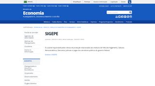 
                            5. SIGEPE — Planejamento, Desenvolvimento e Gestão
