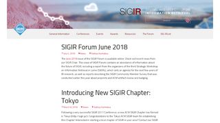 
                            11. SIGIR | Special Interest Group on Information Retrieval