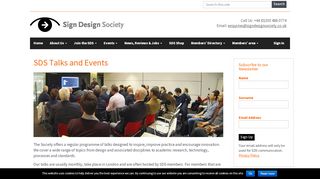 
                            13. Sign Design Society | SDS Talks and Events