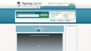 
                            3. Sign for H - Signing Savvy