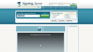 
                            13. Sign for SKETCH - Signing Savvy
