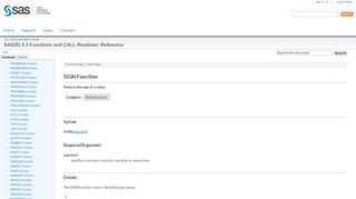 
                            2. SIGN Function :: SAS(R) 9.3 Functions and CALL Routines: Reference