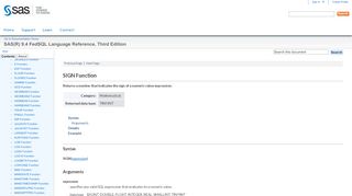 
                            7. SIGN Function :: SAS(R) 9.4 FedSQL Language Reference, Third Edition