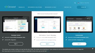 
                            1. Sign In - access your Clickatell Accounts | Clickatell.com