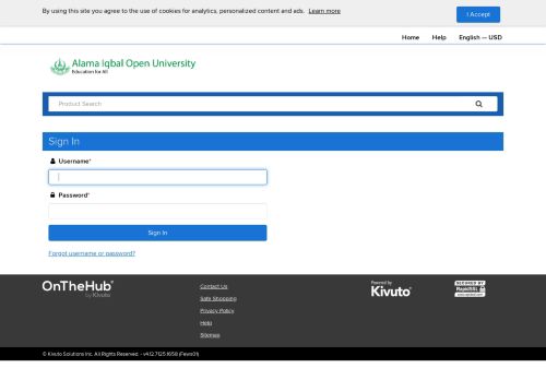 
                            8. Sign In | Allama Iqbal Open University | Academic Software ...