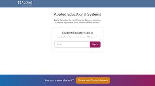 
                            6. Sign In | Applied Educational Systems