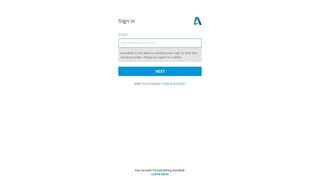 
                            4. Sign in - Autodesk Accounts